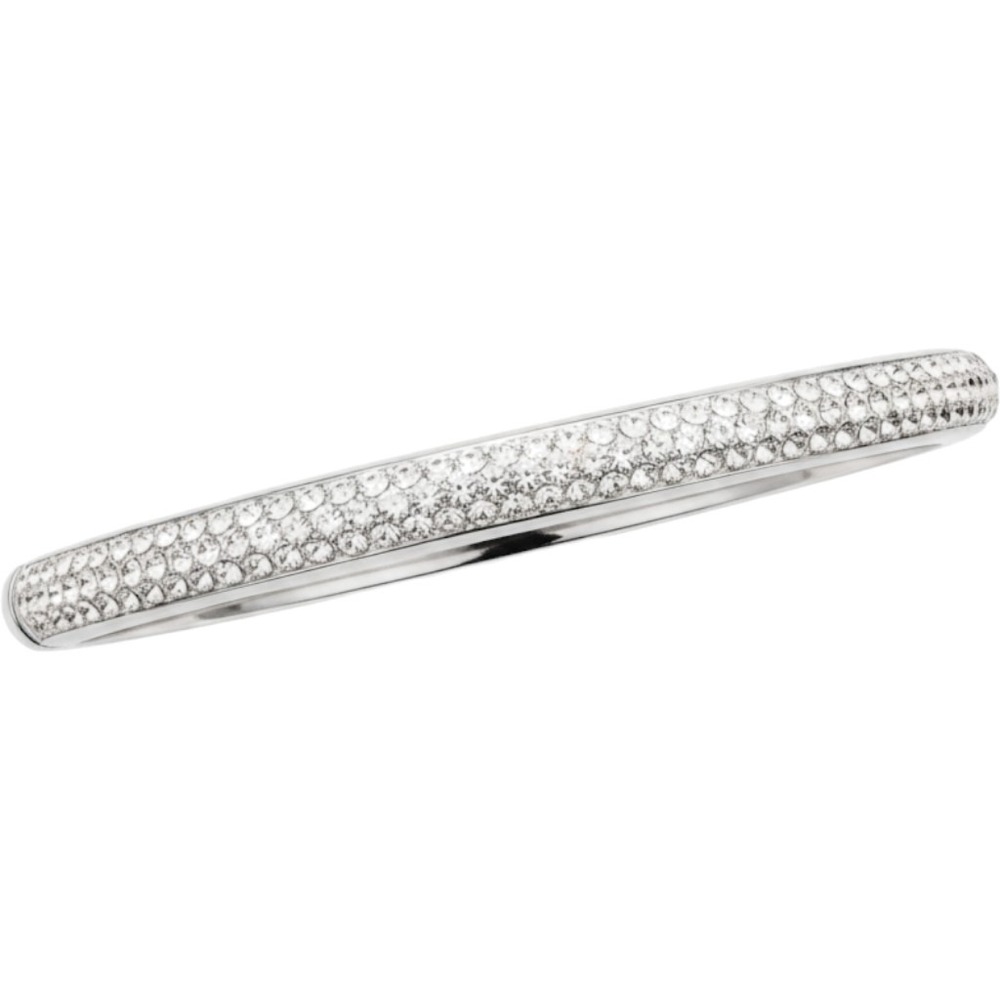 Kate Spade Razzle Dazzle Pave Crystal Bangle Bracelet Silver Tone OORU2974 NWT